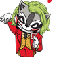 Short Sleeve Tee  Kittle Themed Joker Raccoon