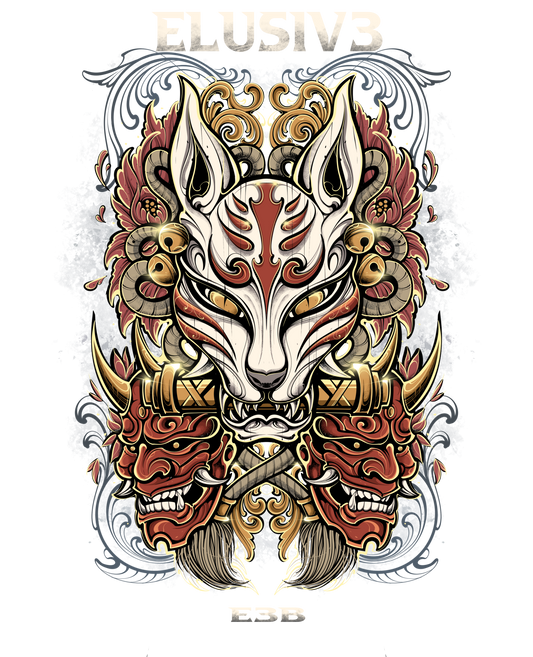 Short Sleeve Elusiv3 Twin face Fox mask